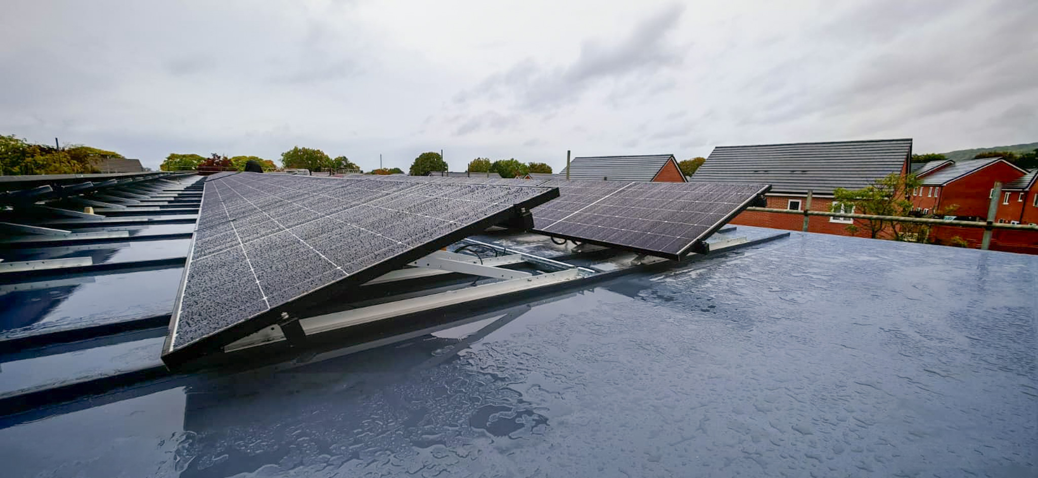 SOL A-Frame on roof
